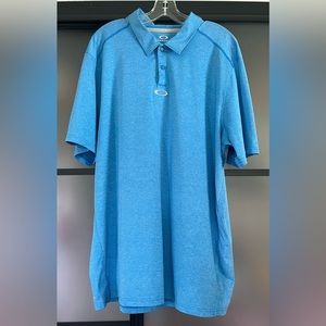 Blue XL oakley polo shirt